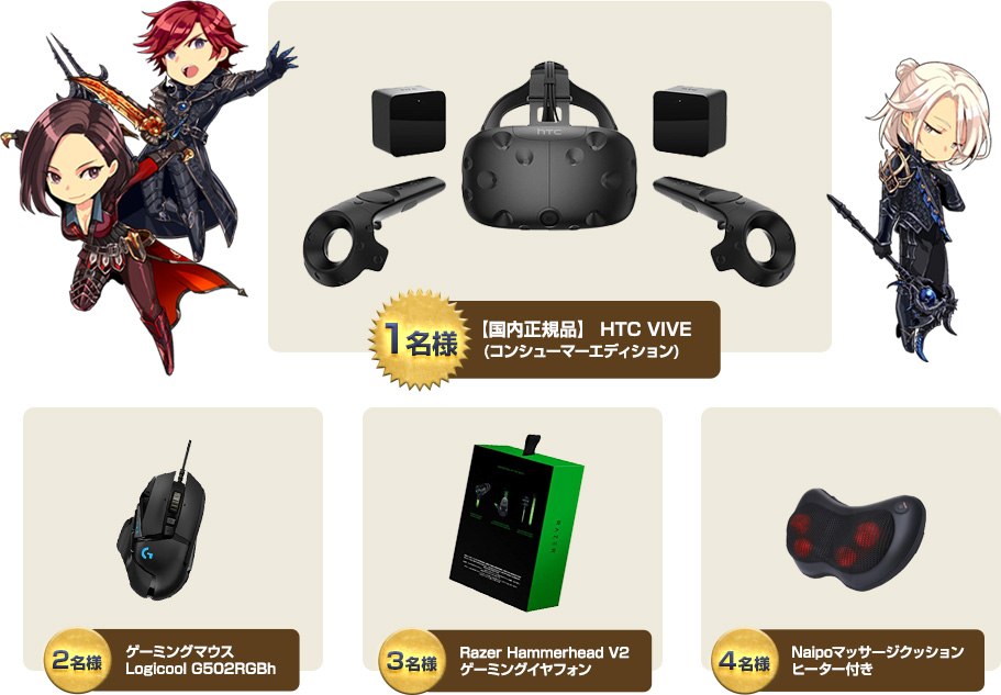 プレゼント賞品